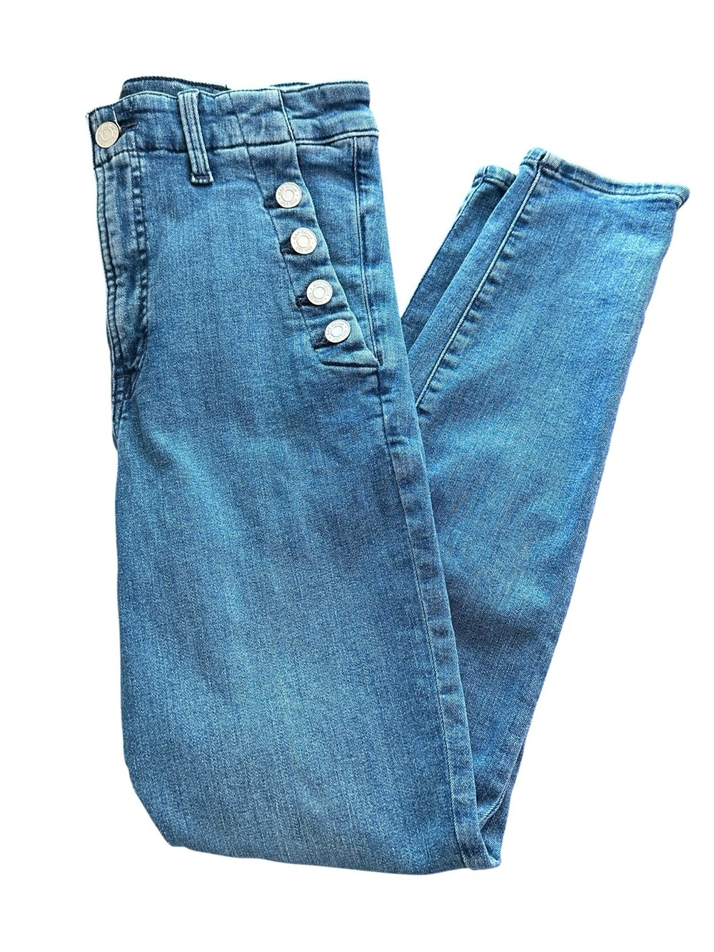 GAP high rise denim leggings with button pockets 10/30